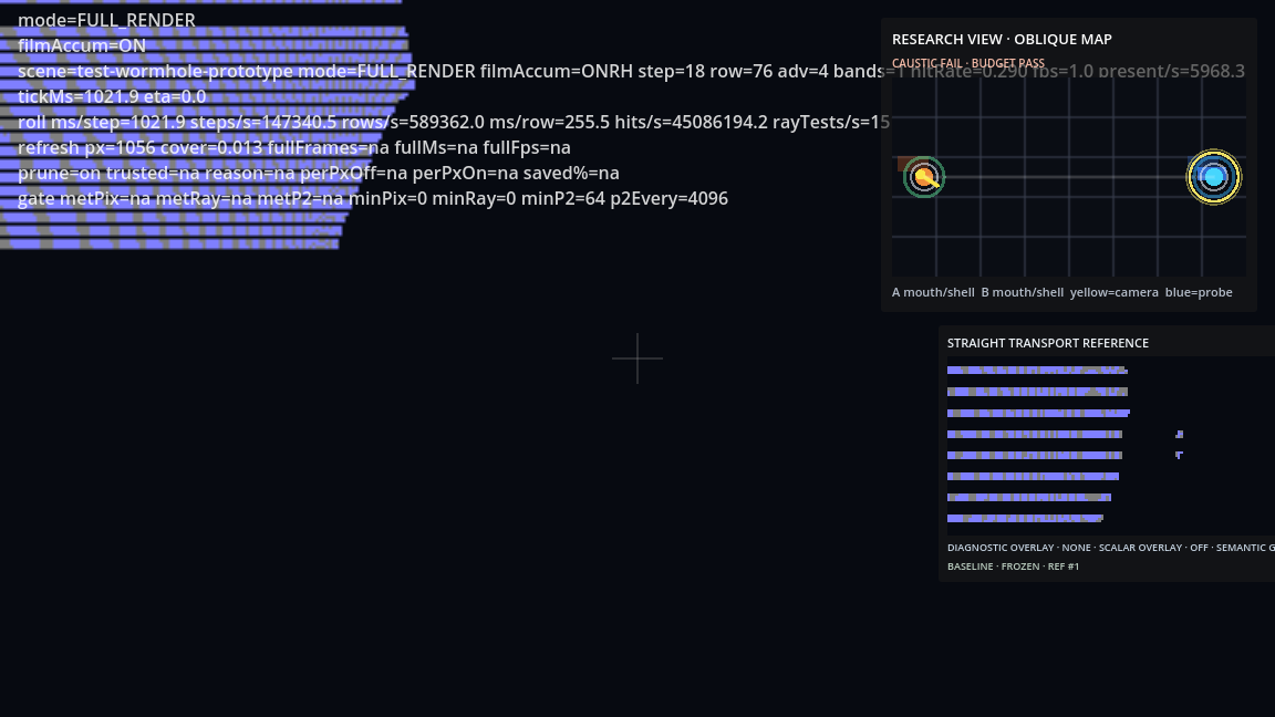 Wormhole Structure — Straight vs. Curved