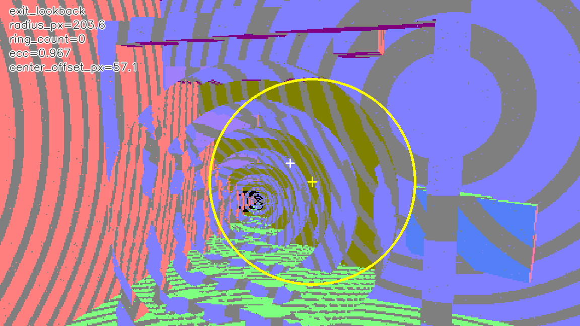 Exit look-back annotated morphology